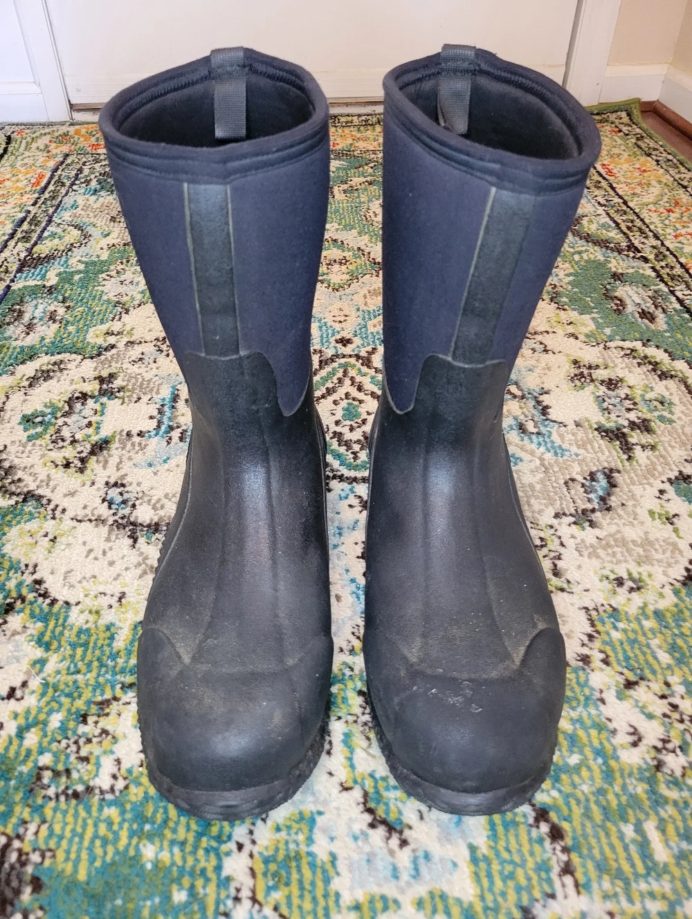 Statesman Waterproof Rubber Base Black‎ Workwear Outdoor Boots, Size Mens 12